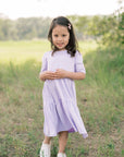 Charlotte Tiered Dress - Lilac