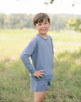 Kids' French Terry Crewneck and Short