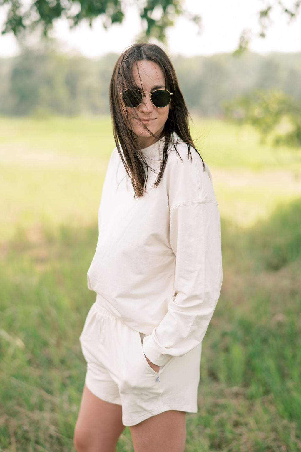 Ladies' French Terry Crewneck