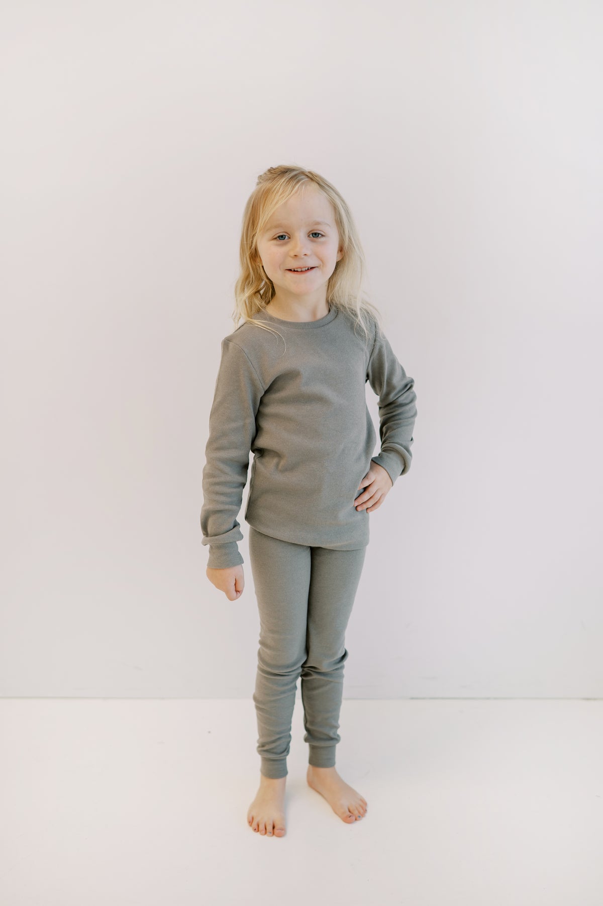 Organic Cotton Ribbed Lounge Set