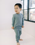 Organic Cotton Ribbed Lounge Set